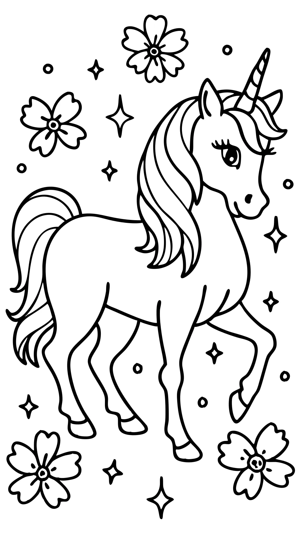 unicorn fairy coloring pages